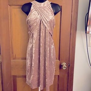 Venus crushed velvet cocktail dress